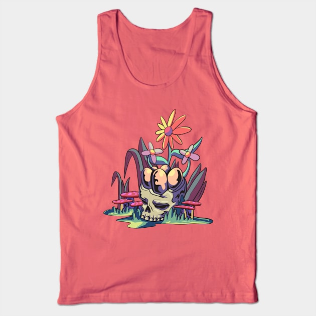 Egg on The Skull head Tank Top by bonbon